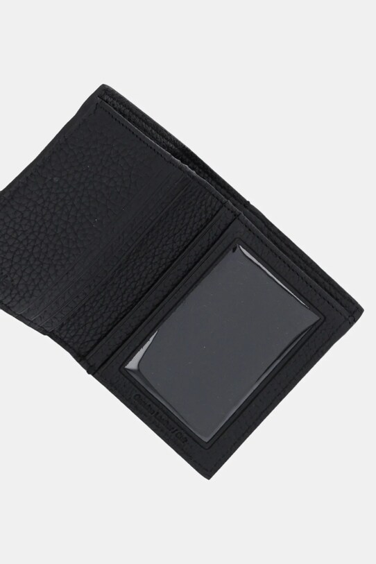 Calvin Klein bőr pénztárca fekete LV04D1027G