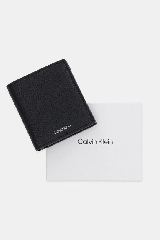 Calvin Klein bőr pénztárca LV04D1027G fekete