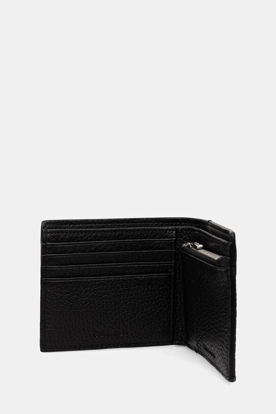 Kiegészítők Calvin Klein bőr pénztárca LV04D1028G fekete