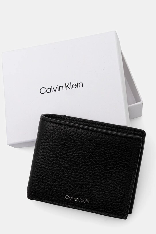 Calvin Klein bőr pénztárca LV04D1028G fekete