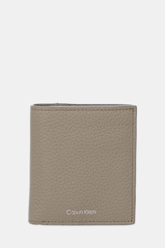 Calvin Klein bőr pénztárca sima barna LV04D1029G
