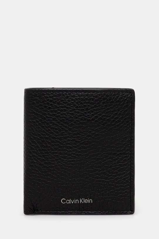 Calvin Klein portofel de piele piele negru LV04D1029G