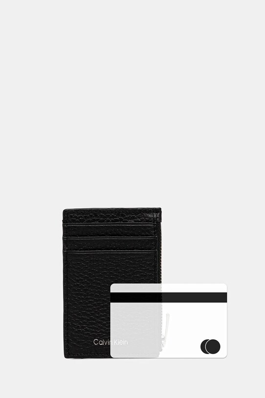 Calvin Klein bőr pénztárca LV04D1030G fekete