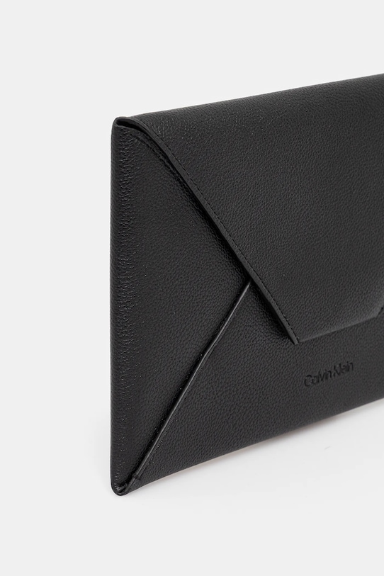Calvin Klein bőr oldaltáska LV04D1032G fekete AW25