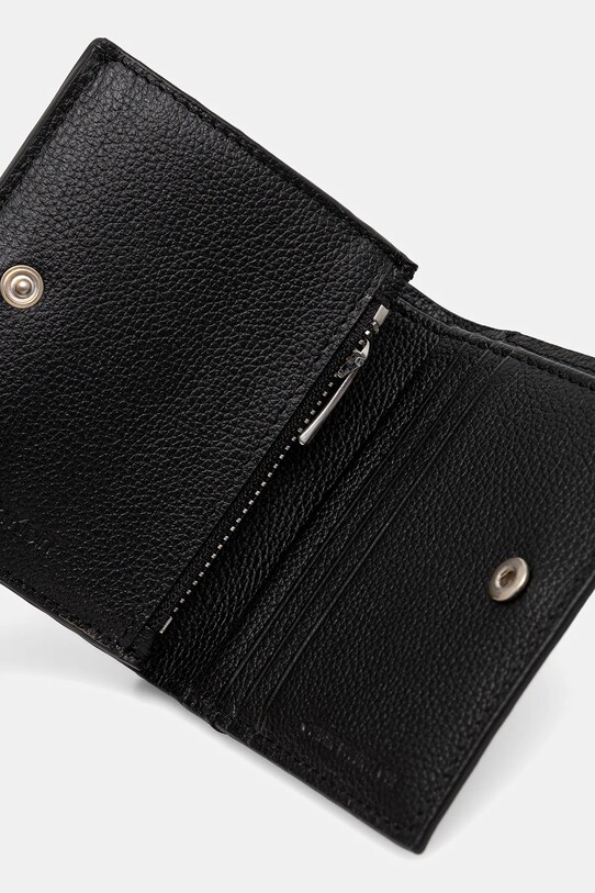 Kiegészítők Calvin Klein bőr pénztárca LV04D1034G fekete