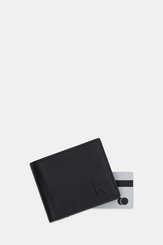 Doplňky Kožená peněženka Calvin Klein LV04G1071G černá