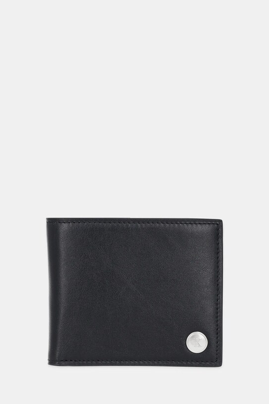 Calvin Klein bőr pénztárca sima fekete LV04G1082G