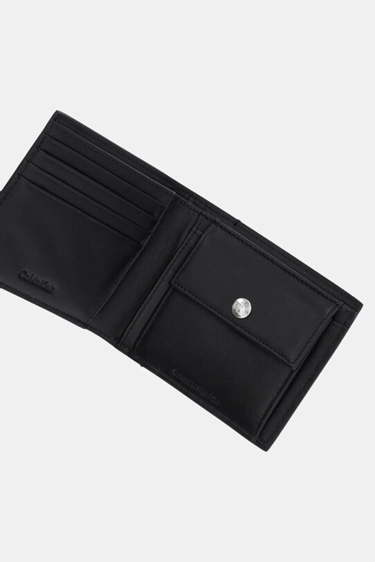 Calvin Klein bőr pénztárca fekete LV04G1082G