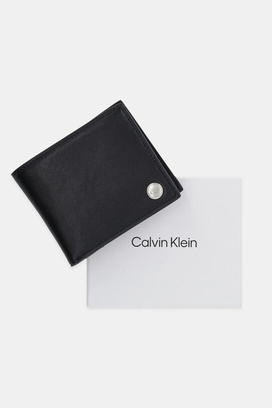 Calvin Klein bőr pénztárca LV04G1082G fekete