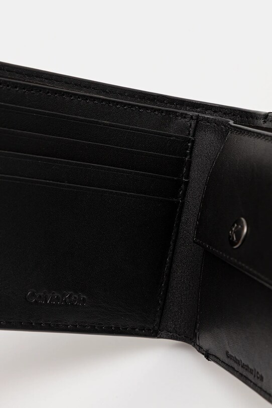 Kiegészítők Calvin Klein bőr pénztárca LV04G1085G fekete