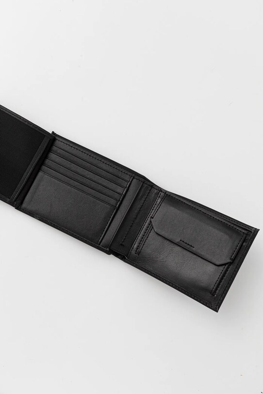 Аксесуари Шкіряний гаманець Calvin Klein LV04D1045G чорний