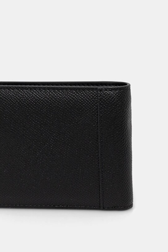 Karl Lagerfeld bőr pénztárca K/MONOGRAM A3M30182 fekete AW25