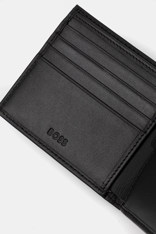 Doplňky Kožená peněženka BOSS 50546152 černá