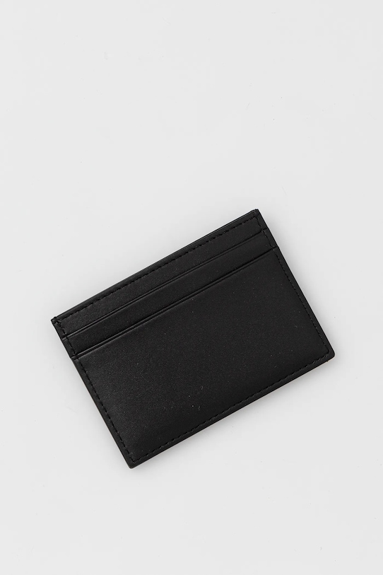 BOSS etui na karty skórzane 50546166 czarny AW25