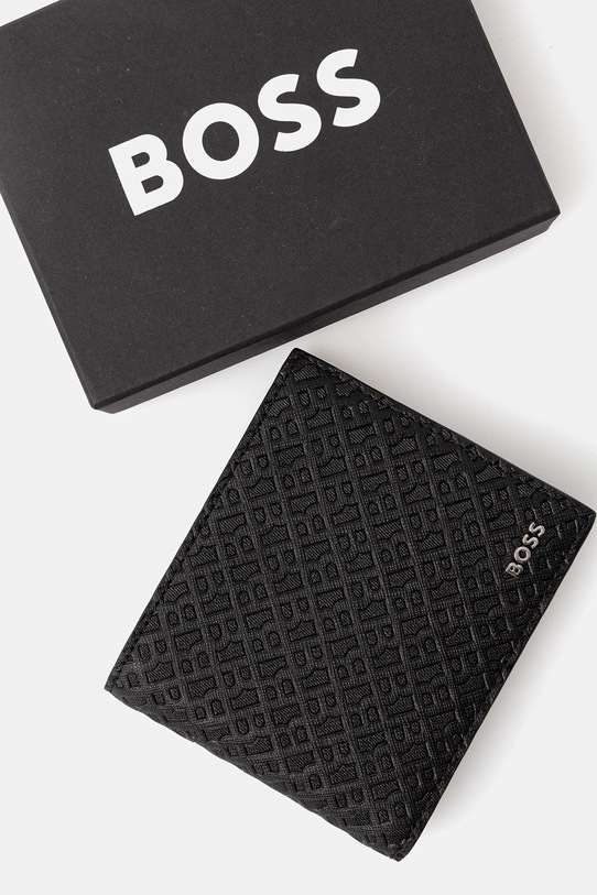 BOSS portofel de piele negru 50548816