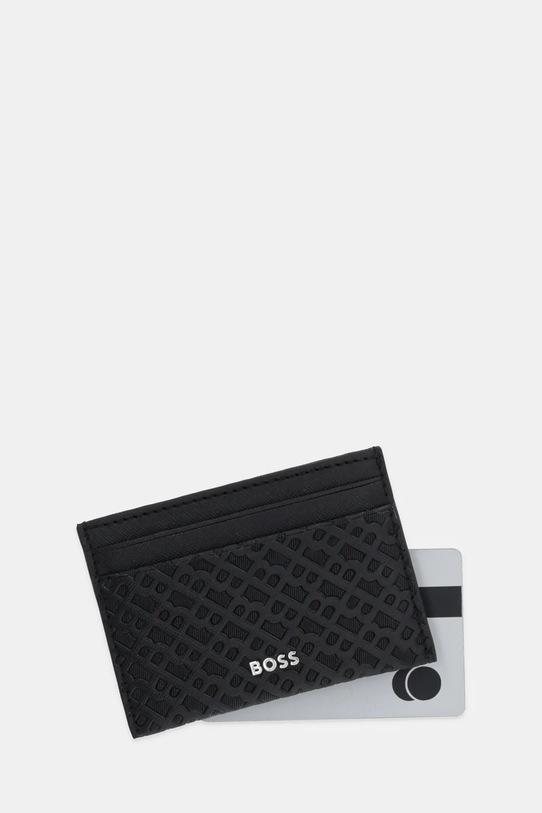 Doplňky Kožené pouzdro na karty BOSS 50548817 černá