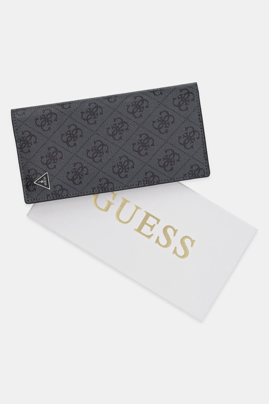 Δερμάτινο πορτοφόλι Guess SMLYLL.LEA39 μαύρο