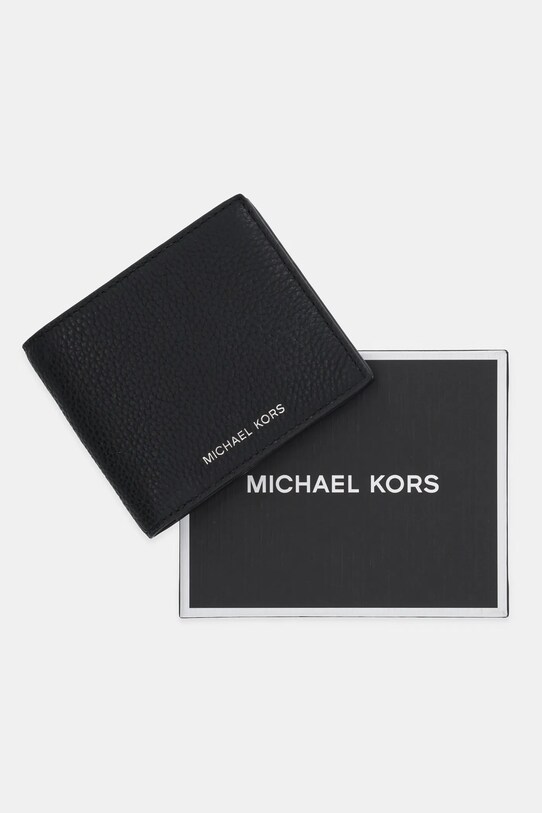 Michael Kors bőr pénztárca HUDSON 39S4LHUF2L fekete