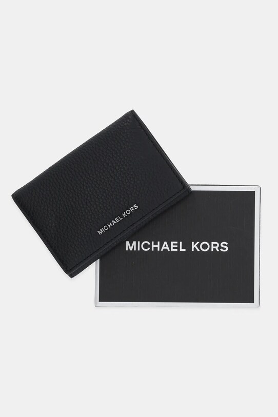 Michael Kors portofel de piele HUDSON 39S5LHDD6L negru