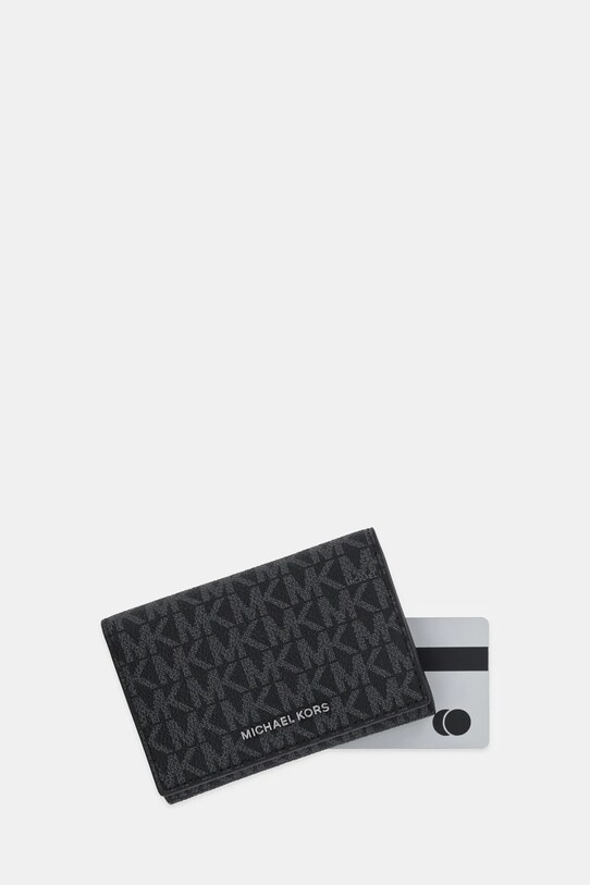 Accesorii Michael Kors portofel HUDSON 39T5LHDD6B negru