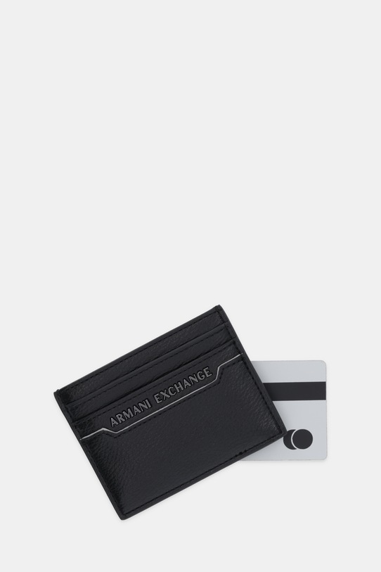 Akcesoria Armani Exchange etui na karty XM000169.AF17205 czarny