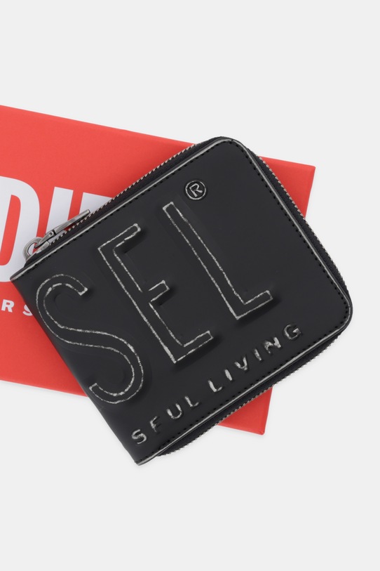 Peňaženka Diesel DSL 3D DSL 3D- BI FOLD COIN ZI X10007.P8078 čierna