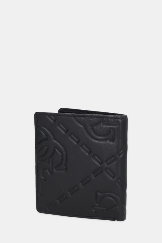 Guess portfel skórzany BOSTON SMBOMG.LEA18 czarny AW25