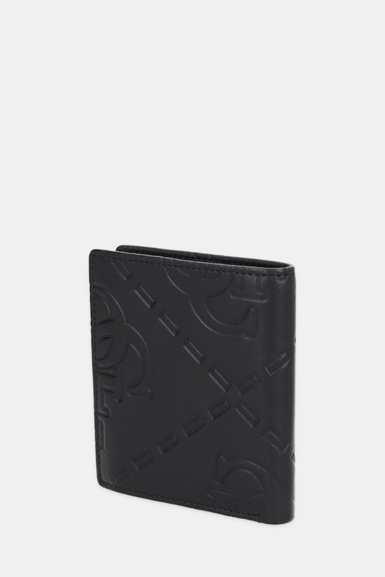 Guess portfel skórzany BOSTON SMBOMG.LEA22 czarny AW25