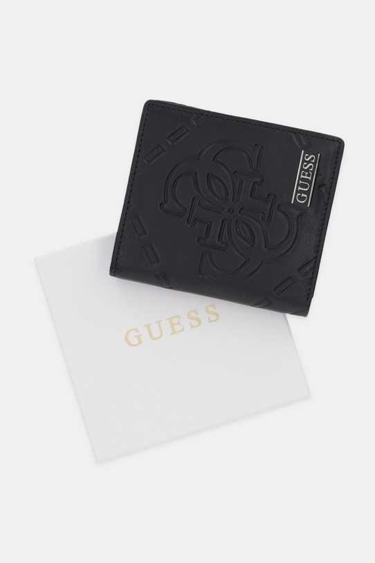 Кожен портфейл Guess BOSTON SMBOMG.LEA22 черен