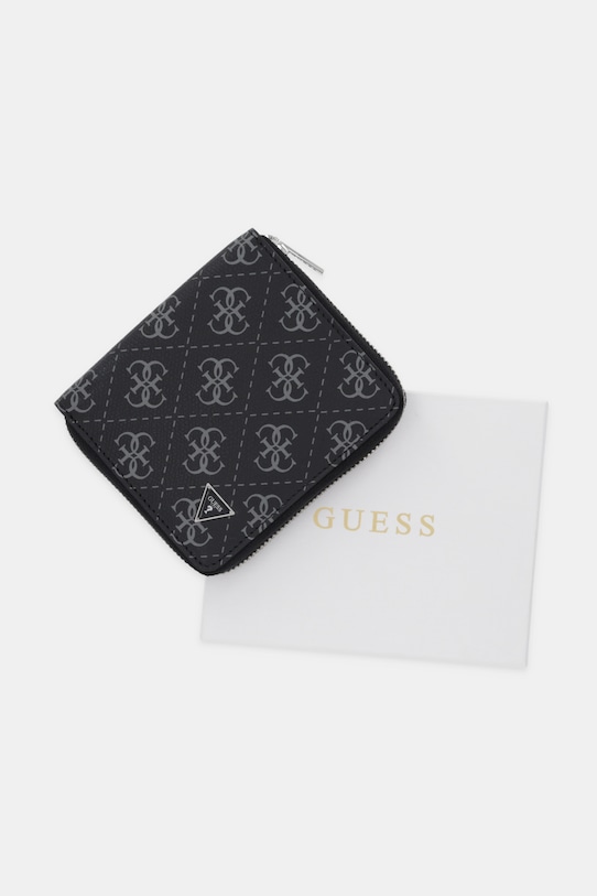 Kožená peňaženka Guess MILANO SMMALO.LEA02 čierna