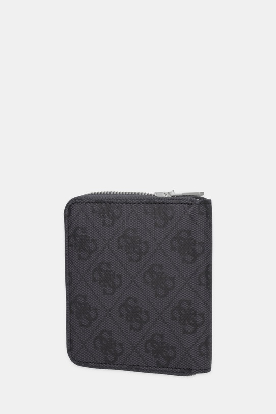 Guess portfel skórzany MILANO SMMALO.LEA02 czarny AW25