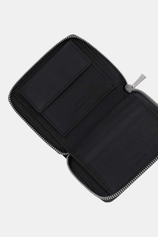 Akcesoria Guess portfel skórzany MILANO SMMALO.LEA02 czarny