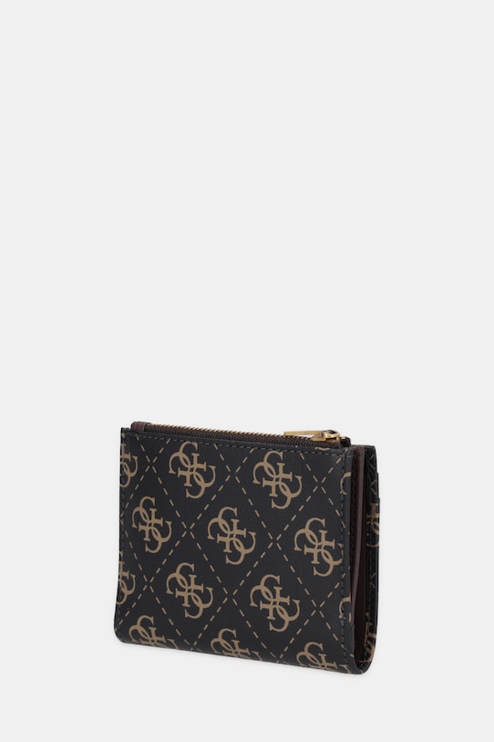 Guess portfel skórzany MILANO SMMALO.LEA03 brązowy NC25