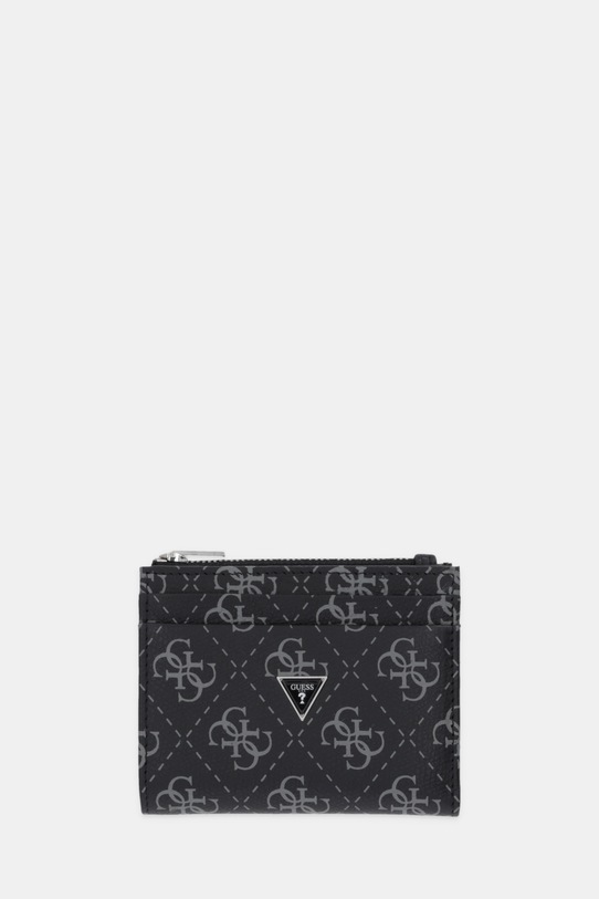 Кожен портфейл Guess MILANO гладка кожа черен SMMALO.LEA03