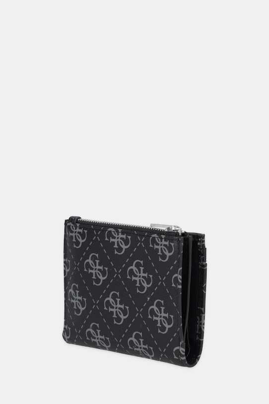 Guess portfel skórzany MILANO SMMALO.LEA03 czarny NC25