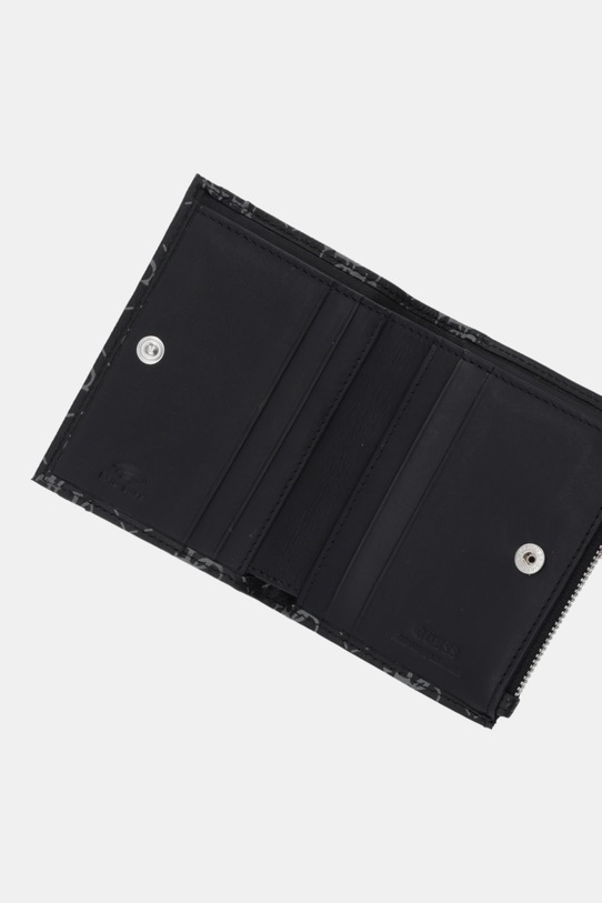 Akcesoria Guess portfel skórzany MILANO SMMALO.LEA03 czarny