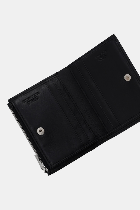 Akcesoria Guess portfel skórzany MILANO SMMASL.LEA03 czarny
