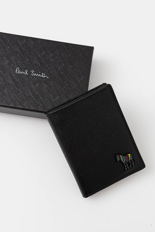 Kožená peňaženka Paul Smith M1A.8230.TMUZEB čierna