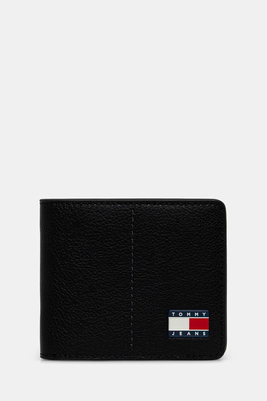 Tommy Jeans portfel skóra licowa czarny AM0AM13699