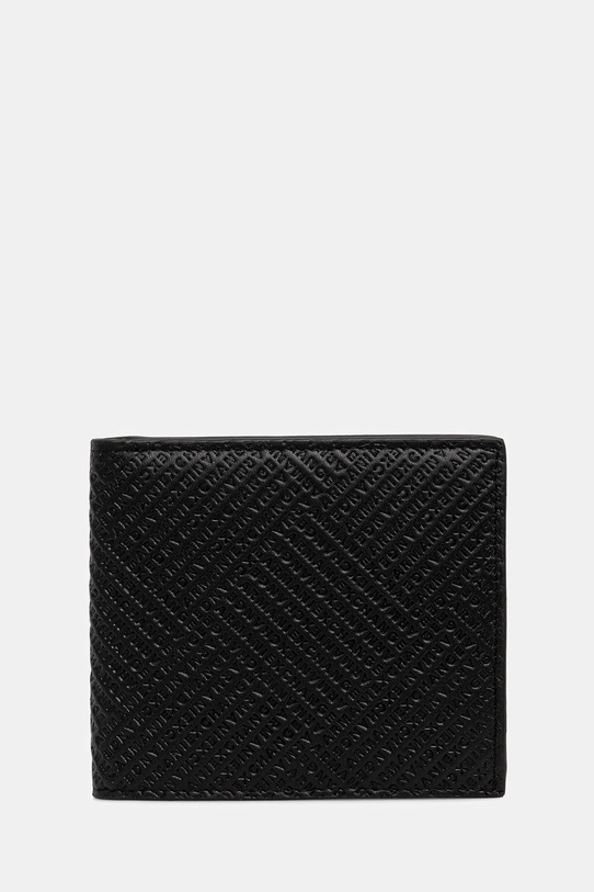 Armani Exchange portfel skórzany skóra licowa czarny XM000167.AF19502