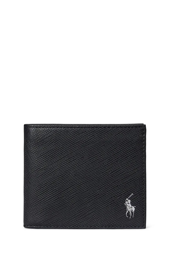 Polo Ralph Lauren portfel skórzany skóra licowa czarny 405931674