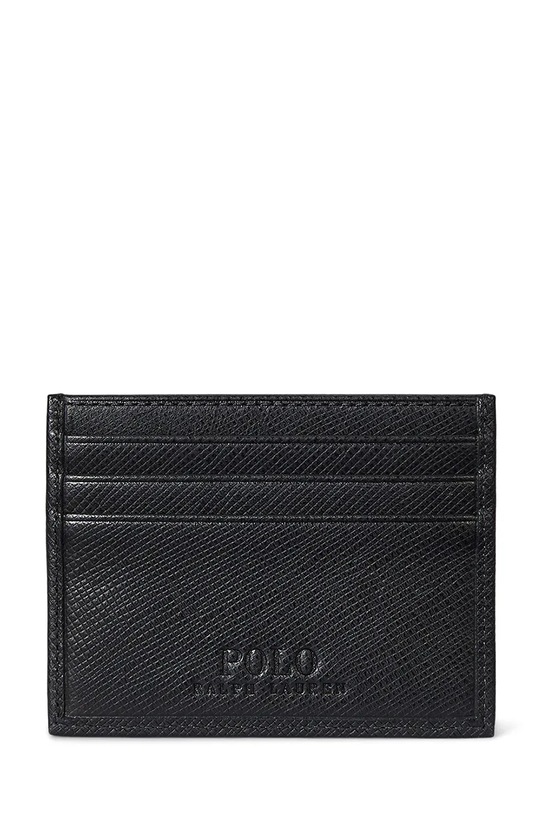 Polo Ralph Lauren etui na karty skórzane 405931677 czarny AW25