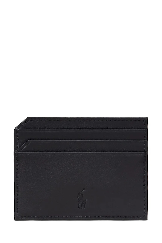 Kožená peněženka Polo Ralph Lauren 405963230 černá AW25