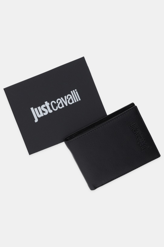 Just Cavalli portfel skórzany 79QA5PZ3.ZP361 czarny