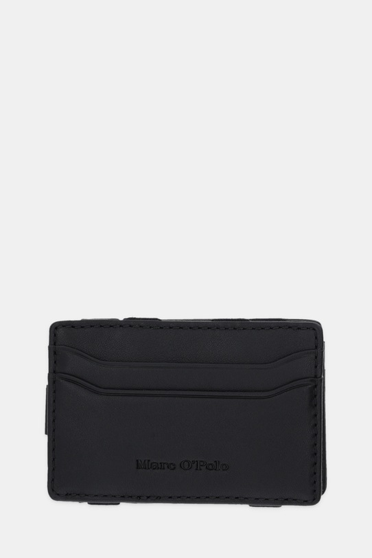 Marc O'Polo etui na karty skórzane Planet friendly czarny 50929916601141