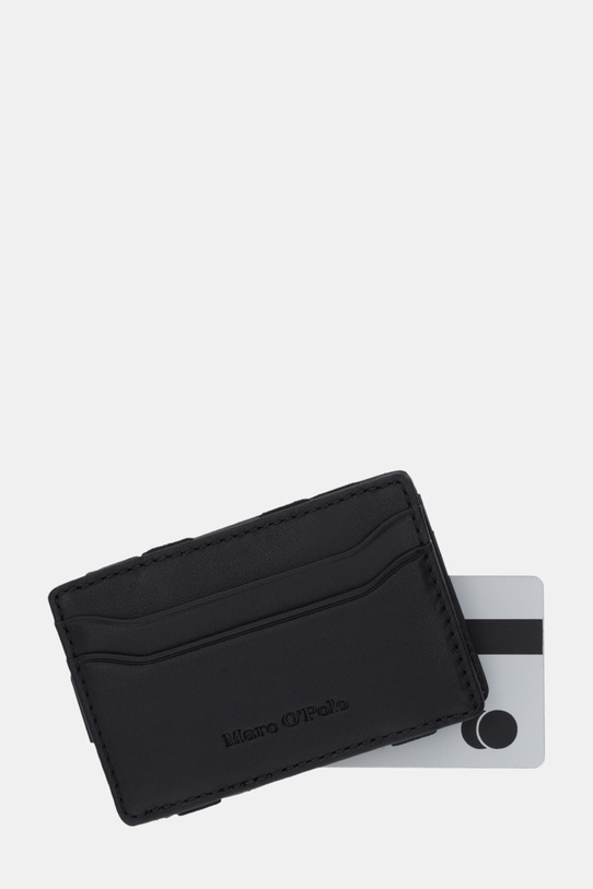 Marc O'Polo etui na karty skórzane czarny 50929916601141