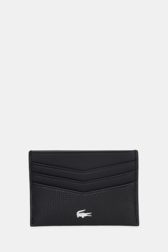 Lacoste etui na karty skórzane etui na karty czarny NH5056OI