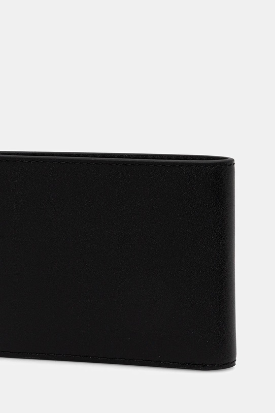 Lacoste portofel de piele NH1407FG negru AW25