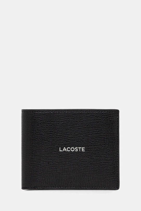 Кожаный кошелек Lacoste GIFTBOX кожа чёрный NH5054OI