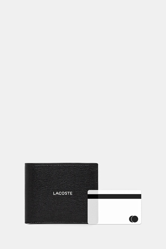 Кожаный кошелек Lacoste GIFTBOX NH5054OI чёрный